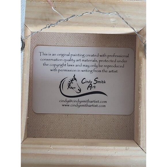 Sweet Little Song Original Mixed Media Abstract Collage Canvas By Cindy Smith - Picture 7 of 7